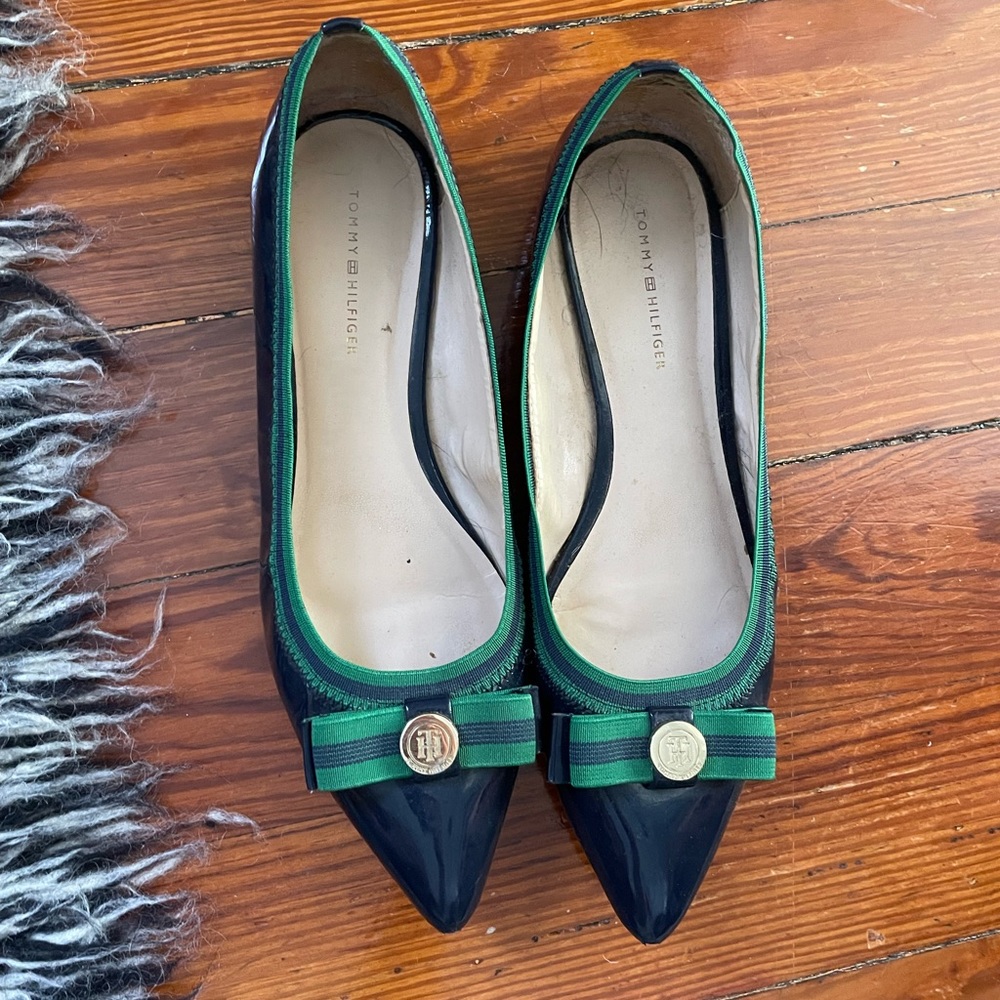 Tommy Hilfiger pointed toe flats